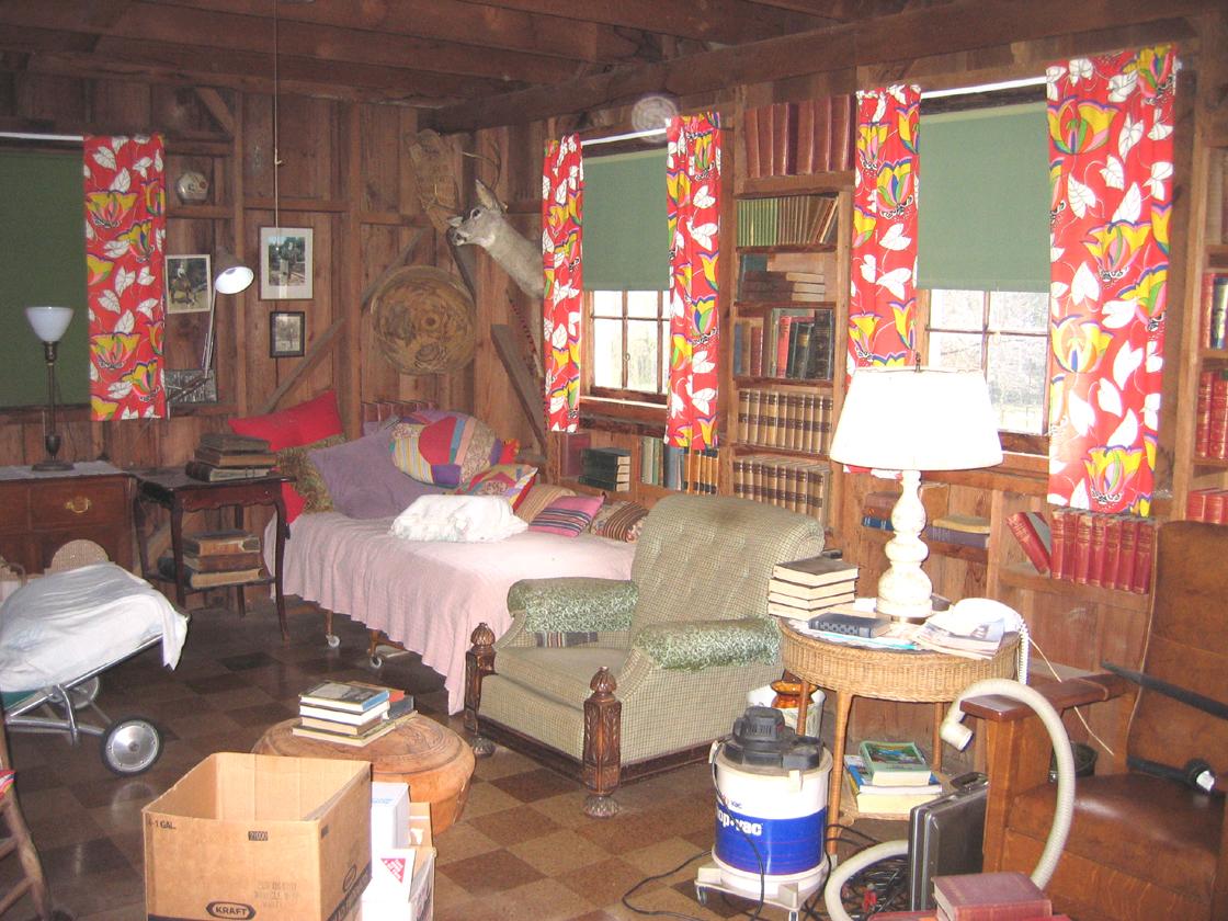 red barn living room